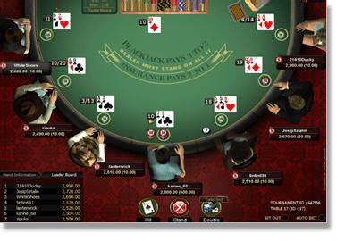 blackjack tournament online